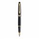 WATERMAN Expert Stylo plume - Noir - plume fine - cartouche encre bleue - Coffret cadeau