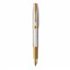 PARKER Sonnet Premium - Stylo plume - Argent Mistral (Argent massif) - Plume fine 18k - Coffret cadeau