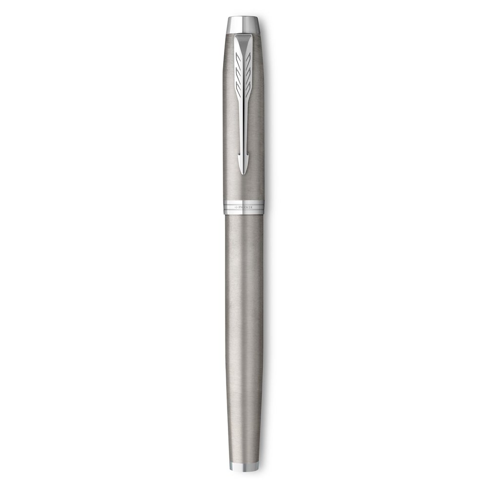 PARKER Sonnet Stylo plume, acier inoxydable, Plume fine, encre noire,  Coffret cadeau