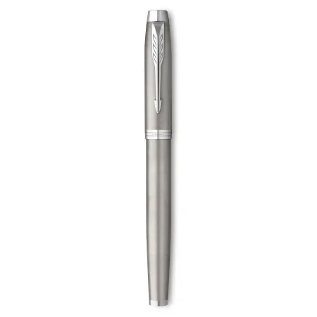 PARKER IM ESSENTIEL Stylo plume, Acier, Plume fine, encre bleue, Coffret cadeau