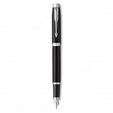 PARKER IM ESSENTIEL Stylo plume - Noir Mat - Plume fine - encre bleue - Coffret cadeau