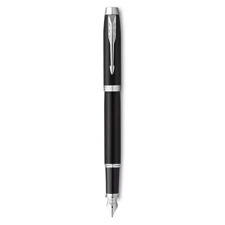 PARKER IM ESSENTIEL Stylo plume - Noir Mat - Plume fine - encre bleue - Coffret cadeau