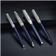 WATERMAN Exception L'Essence du bleu Stylo plume, bleu, plume moyenne 18K, encre bleue, Coffret cadeau