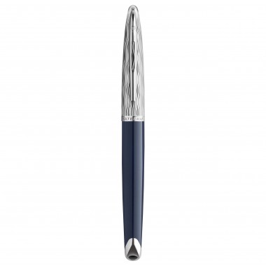 WATERMAN Carène L'Essence du bleu Stylo plume, Bleu, plume moyenne 18K, encre bleue, Coffret cadeau