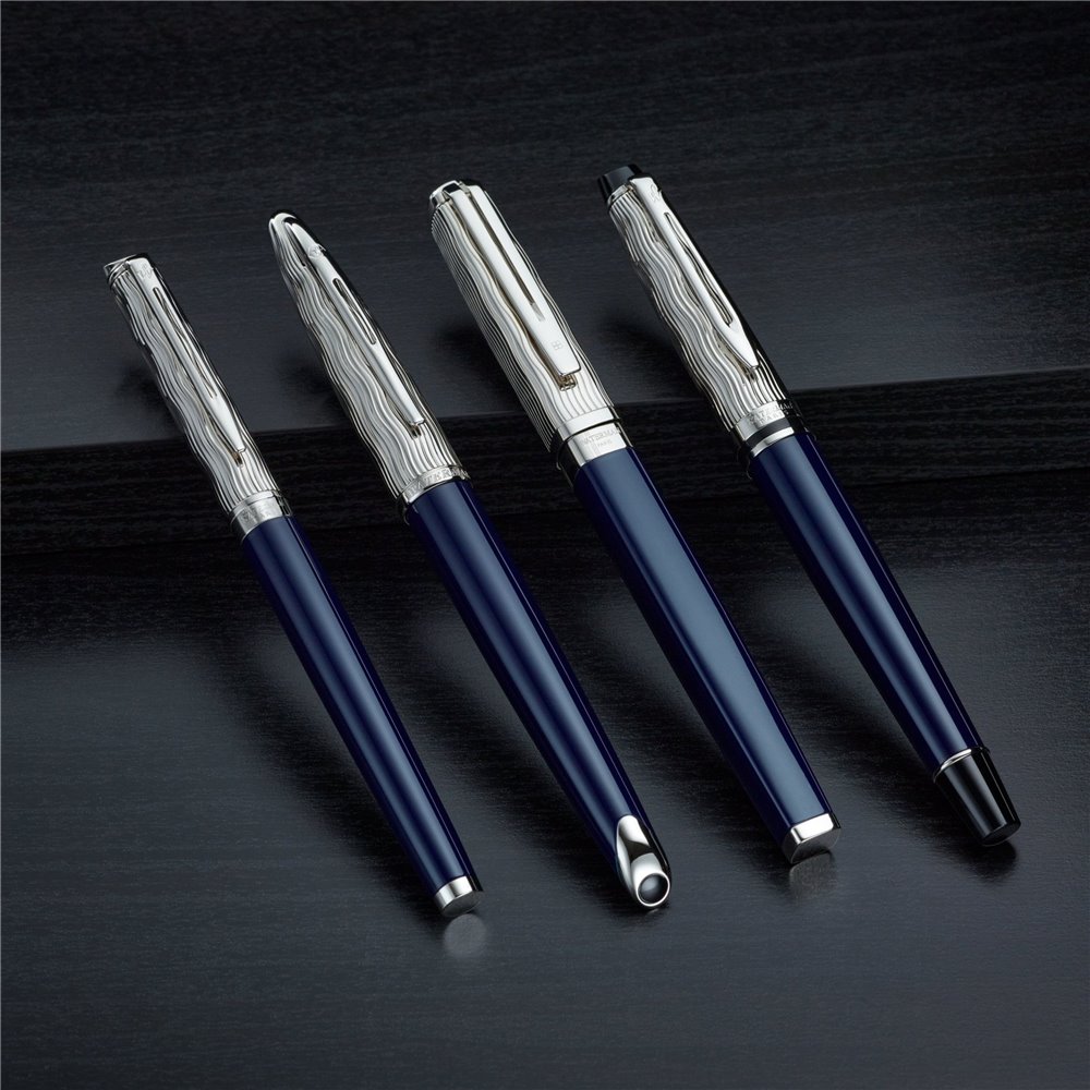 WATERMAN Expert Stylo plume, Noir, plume fine, cartouche encre