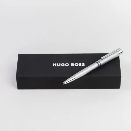 Stylo Bille HUGO BOSS Filament Chrome - Coffret