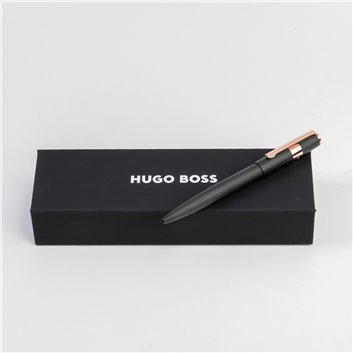 Stylo Bille HUGO BOSS Gear Pinstripe Black / Rosegold