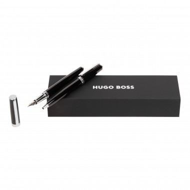 Parure HUGO BOSS Gear Icon Black (Stylo Bille HUGO BOSS & Stylo Plume HUGO BOSS)