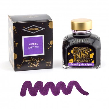 Flacon d'Encre Diamine  Amazing Amethyst  80 ml