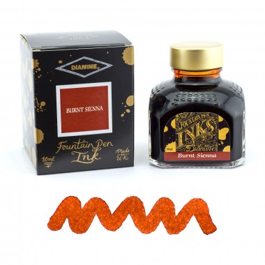 Flacon d'Encre Diamine  Burnt Sienna  80 ml