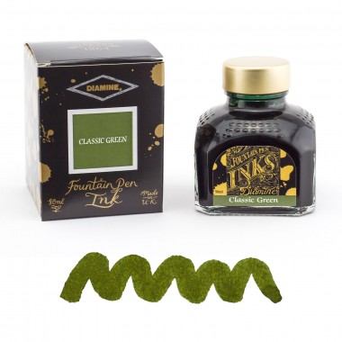 Flacon d'Encre Diamine  Classic Green  80 ml