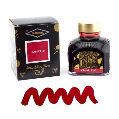 Flacon d'Encre Diamine  Classic Red  80 ml