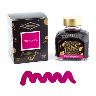 Flacon d'Encre Diamine  Deep Magenta  80 ml