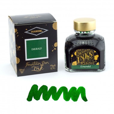 Flacon d'Encre Diamine  Emerald  80 ml