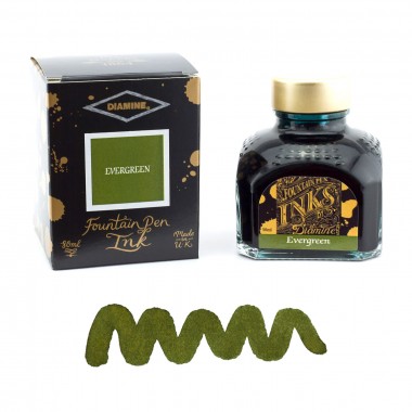 Flacon d'Encre Diamine  Evergreen  80 ml