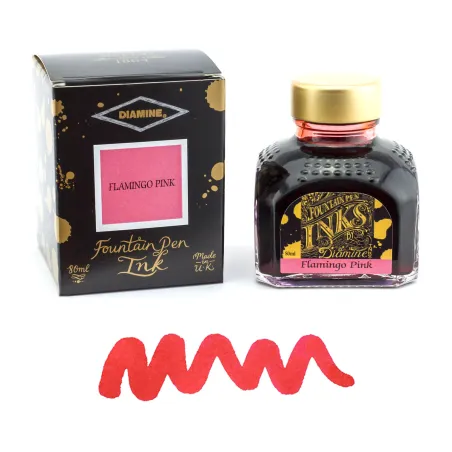 Flacon d'Encre Diamine  Flamingo Pink  80 ml