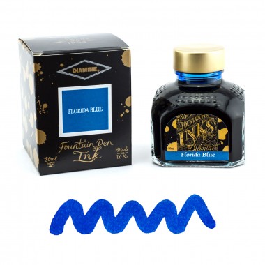 Flacon d'Encre Diamine  Florida Blue  80 ml