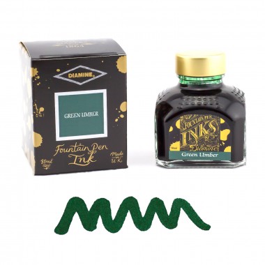 Flacon d'Encre Diamine  Green Umber  80 ml