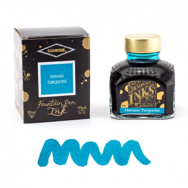 Flacon d'Encre Diamine  Havasu Turquoise  80 ml