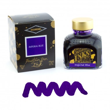 Flacon d'Encre Diamine  Imperial Blue  80 ml