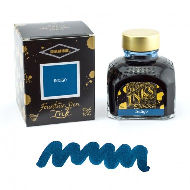 Flacon d'Encre Diamine  Indigo  80 ml