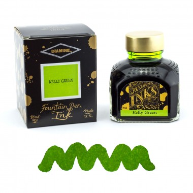 Flacon d'Encre Diamine  Kelly Green  80 ml