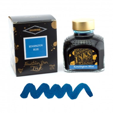 Flacon d'Encre Diamine  Kensington Blue  80 ml