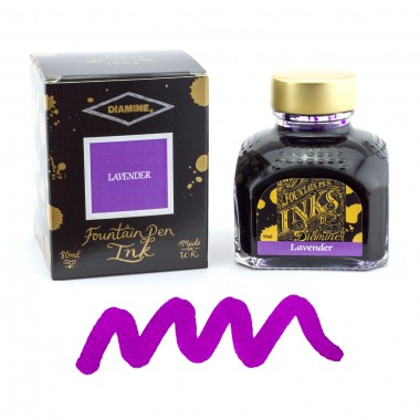 Flacon d'Encre Diamine  Lavender  80 ml