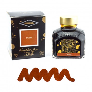 Flacon d'Encre Diamine  Ochre  80 ml