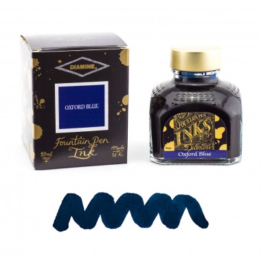 Flacon d'Encre Diamine  Oxford Blue  80 ml