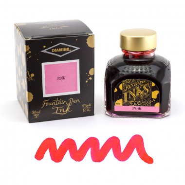 Flacon d'Encre Diamine  Pink  80 ml