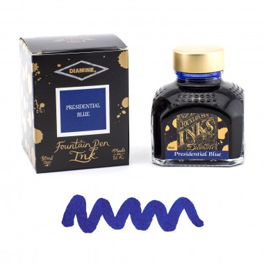 Flacon d'Encre Diamine  Presidential Blue  80 ml