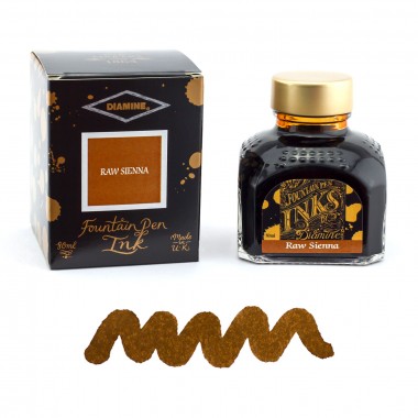 Flacon d'Encre Diamine  Raw Sienna  80 ml