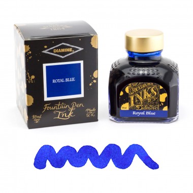 Flacon d'Encre Diamine  Royal Blue  80 ml