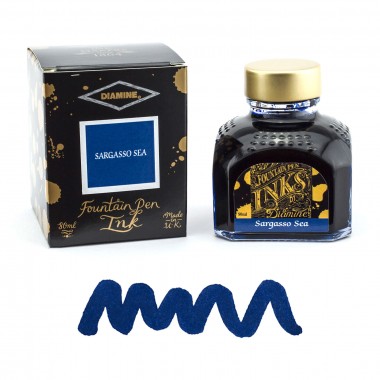 Flacon d'Encre Diamine  Sargasso Sea  80 ml