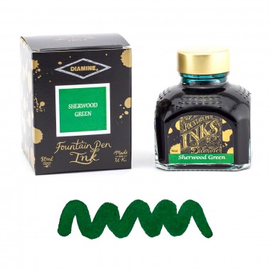 Flacon d'Encre Diamine  Sherwood Green  80 ml