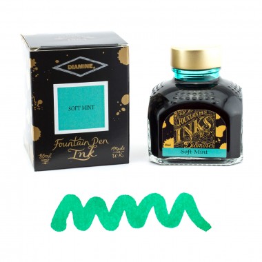 Flacon d'Encre Diamine  Soft Mint  80 ml