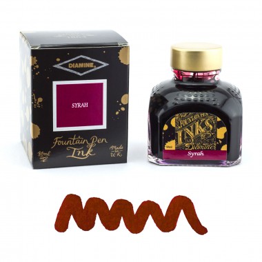 Flacon d'Encre Diamine  Syrah  80 ml