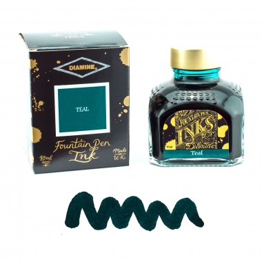 Flacon d'Encre Diamine  Teal  80 ml