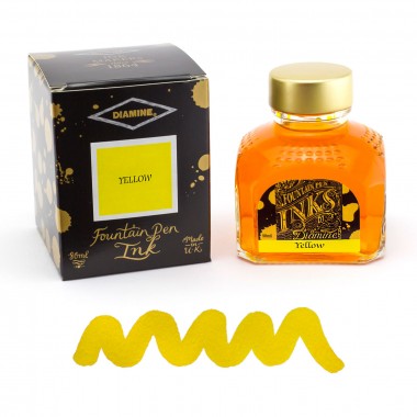 Flacon d'Encre Diamine  Yellow  80 ml