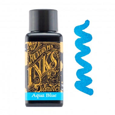 Flacon d'Encre Diamine Aqua Blue 30 ml