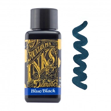 Flacon d'Encre Diamine Blue Black 30 ml