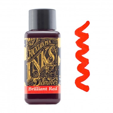 Flacon d'Encre Diamine Brilliant Red 30 ml