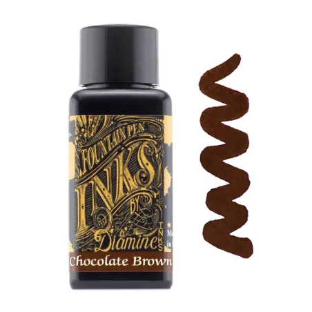 Flacon d'Encre Diamine Chocolate Brown 30 ml