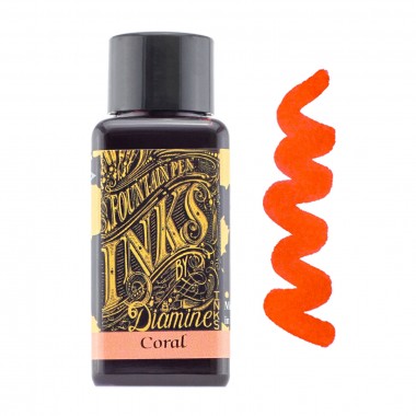 Flacon d'Encre Diamine Coral 30 ml