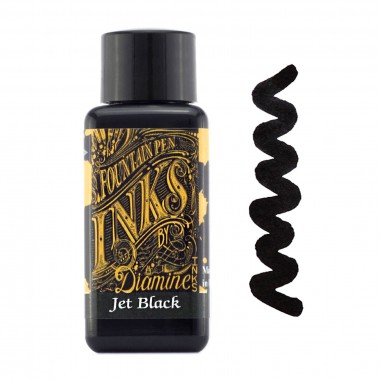 Flacon d'Encre Diamine Jet Black 30 ml