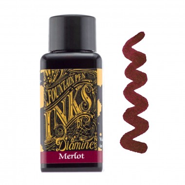 Flacon d'Encre Diamine Merlot 30 ml