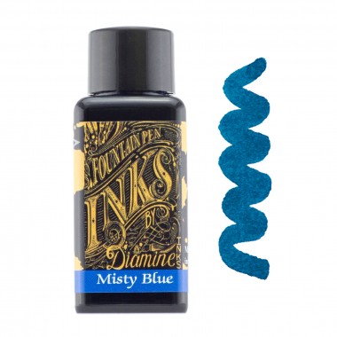 Flacon d'Encre Diamine Misty Blue 30 ml