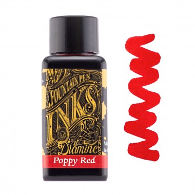 Flacon d'Encre Diamine Poppy Red 30 ml