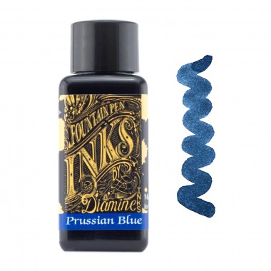 Flacon d'Encre Diamine Prussian Blue 30 ml